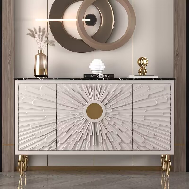 Interior Design Hall - 北欧風高級靴箱、ハイエンドデザイナー家具、玄関ホール、リビングルーム用家具、エレガントなインテリア、家庭用靴収納家具