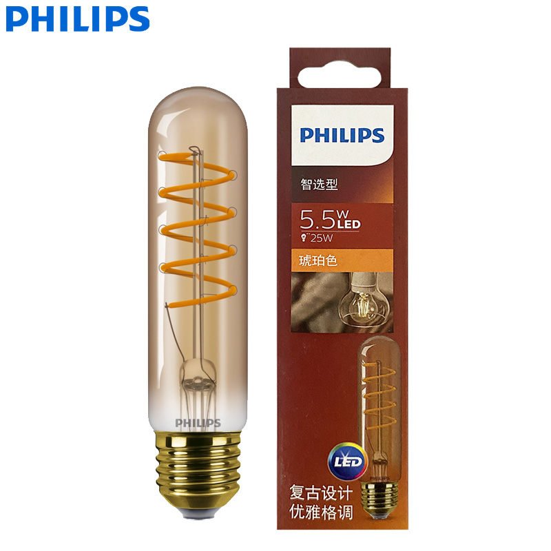 Philips Bulb Led Classic - フィリップス LED T32 クラシックフィラメント装飾ストリップランプ 5.5W(=25W) E27