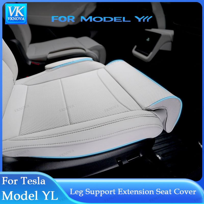 Interior Design Mockup - 新型テスラ モデルYL 2026年発売用 レッグサポートエクステンションシートカバー メモリーフォームエクステンダークッション 車内アクセサリー
