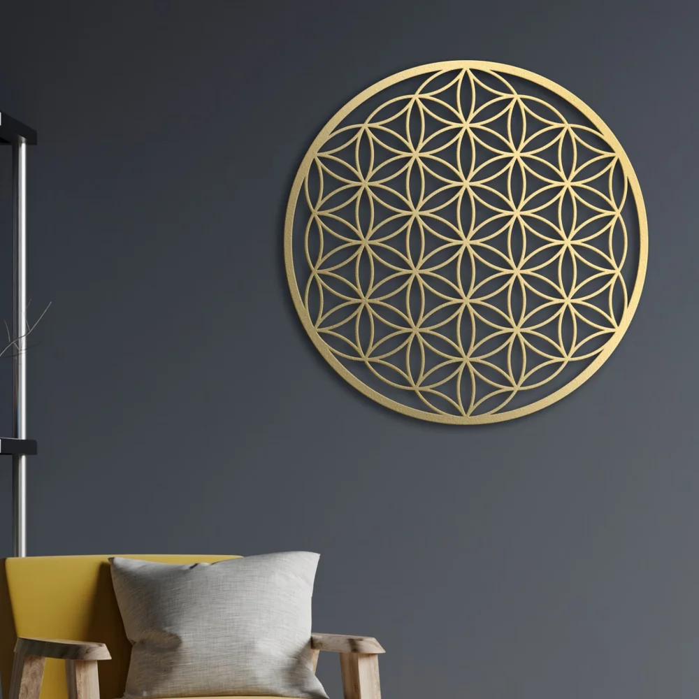 Interior Design Modern - 花の形をした金属製の壁の芸術,寝室とリビングルームの蓮の装飾,ソファの装飾に最適