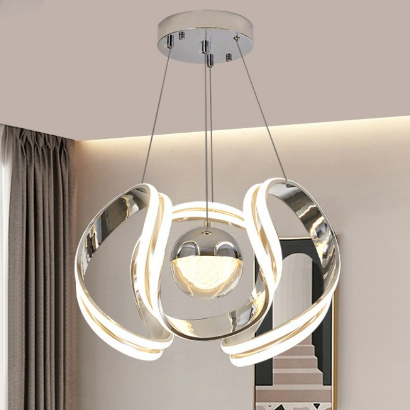 Interior Design Hall - 北欧ライトラグジュアリースタイルリビングルーム/ダイニングホールペンダントライトモダンデザイナーシンプルインテリアホームアクセサリーハンギングランプ