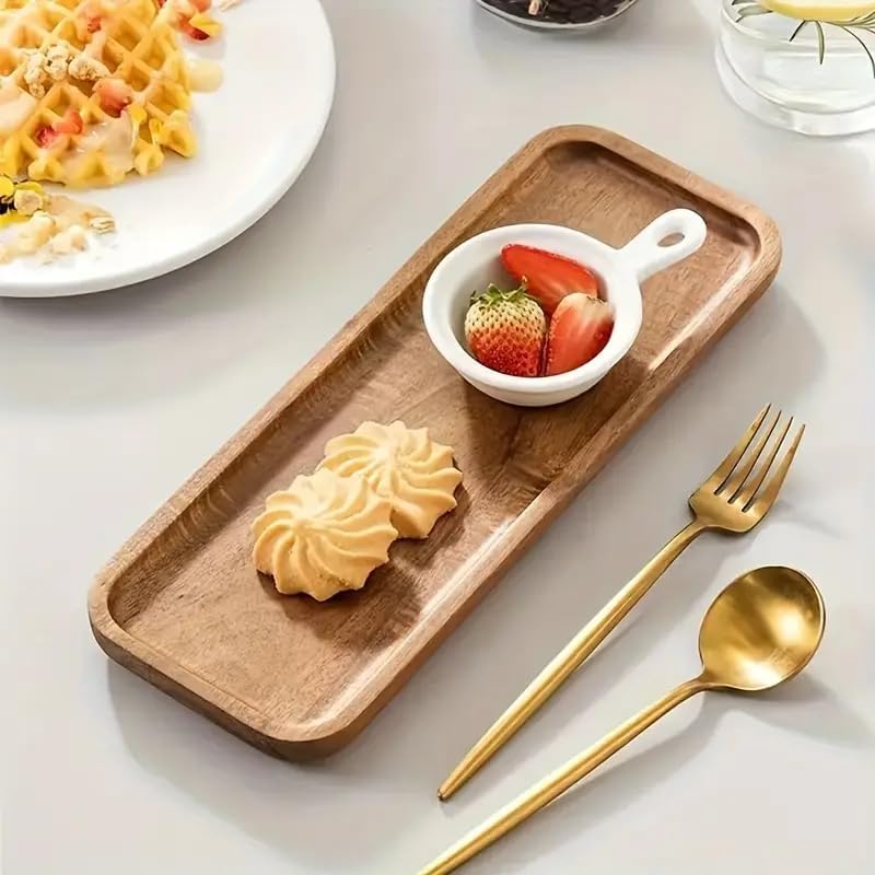 5個セット アカシア材 サービングトレイセット 長方形プラッ - Travertine Tray Oval のレビューと価格