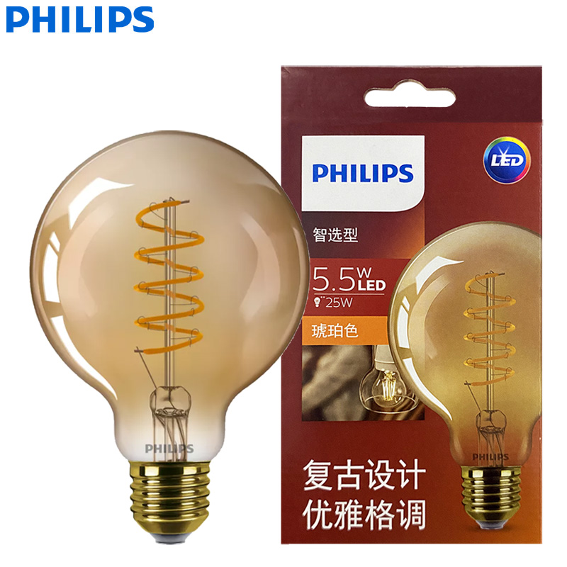 フィリップス LED G93 クラシック フィラメント装飾ビ - Philips Bulb Led Classic のレビューと価格