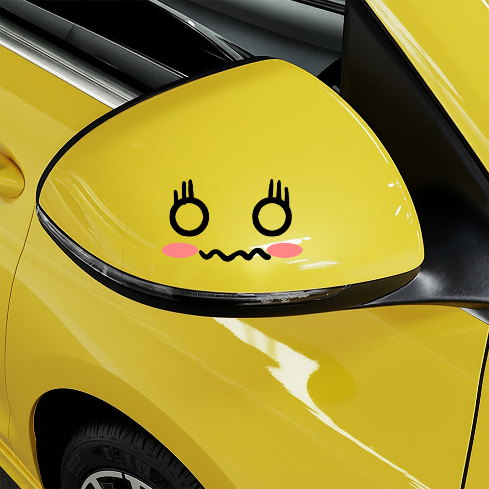 HD 車内ステッカー アートデザイン かわいい表情 自動車デ - Interior Design Hd のレビューと価格