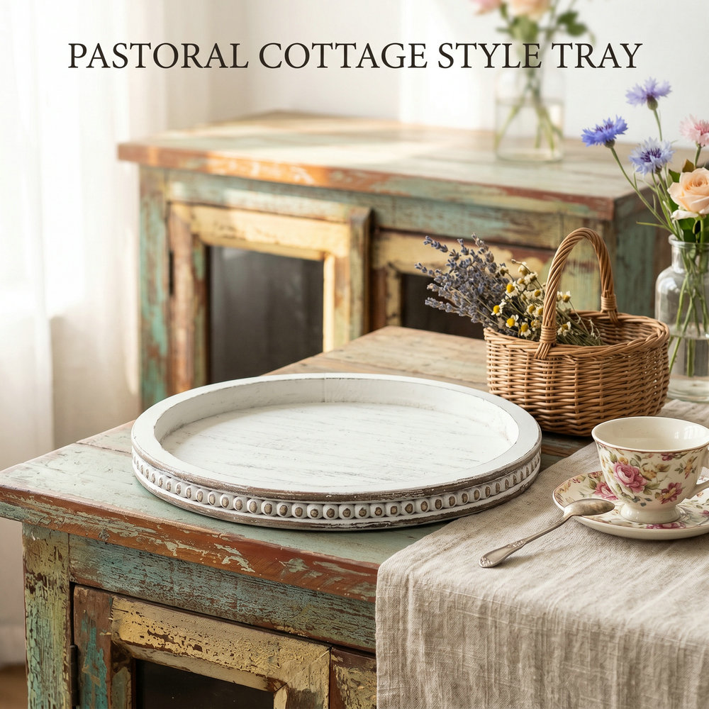 素朴なヴィンテージ風木製トレイ、多機能サービングトレイ（お茶 - Travertine Tray Oval のレビューと価格