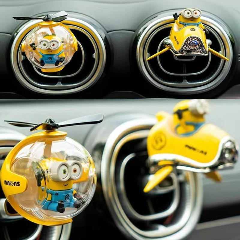 ミニオン風車用芳香剤、かわいい漫画風車用香水クリップ、クリエ - Interior Design Mockup のレビューと価格
