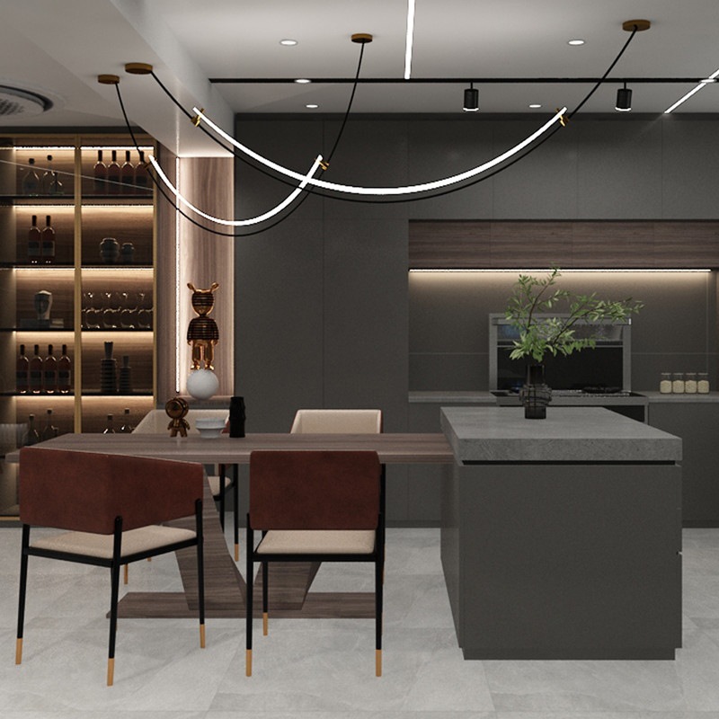 デンマークデザイナーペンダントライト LED ラインパーソナ - Interior Design Hall のレビューと価格