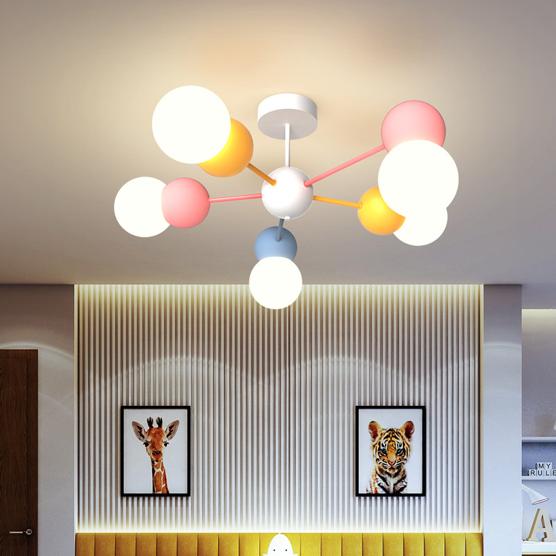 北欧クリームスタイルの寝室/子供部屋用アクリルLEDペンダン - Interior Design Hall のレビューと価格