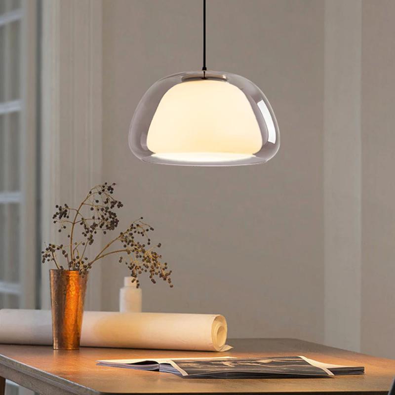 デンマークデザイナーレストランガラスシャンデリアシンプルベッ - Interior Design Hall のレビューと価格