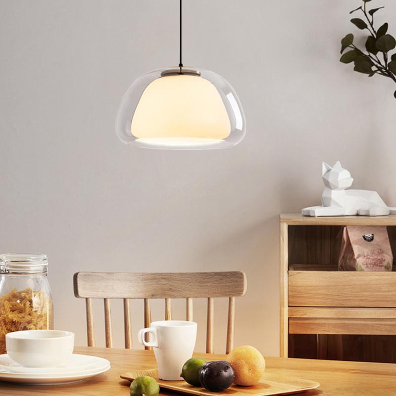 デンマークデザイナーレストランガラスシャンデリアシンプルベッ - Interior Design Hall のレビューと価格
