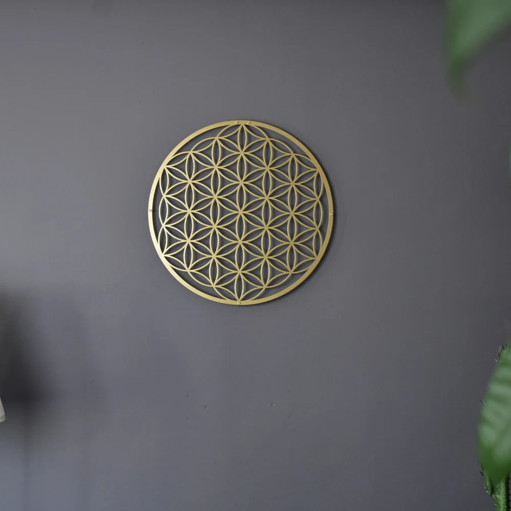 花の形をした金属製の壁の芸術,寝室とリビングルームの蓮の装飾 - Interior Design Modern のレビューと価格