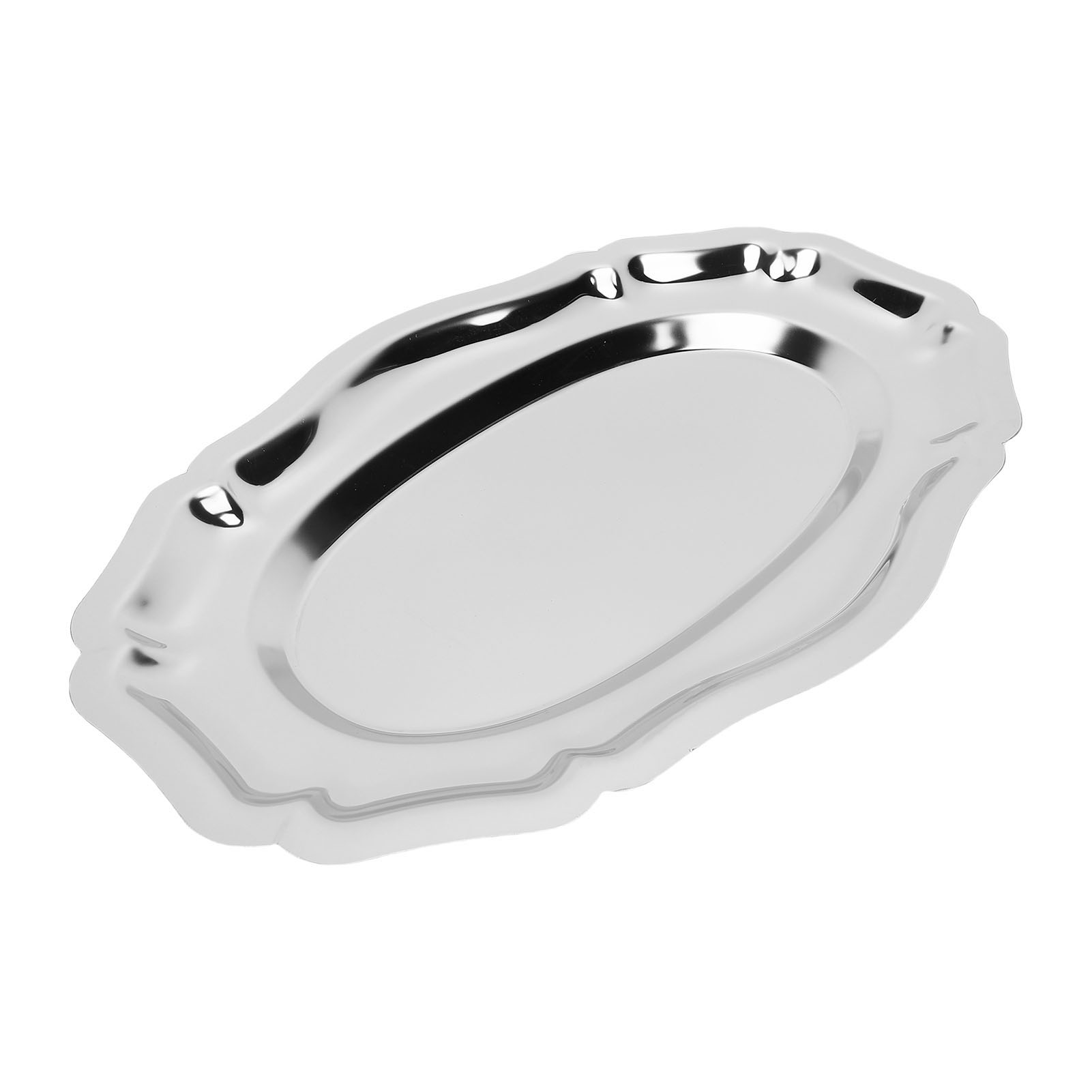 サービングトレイ 304ステンレス鋼 デザートプレート 多目 - Travertine Tray Oval のレビューと価格
