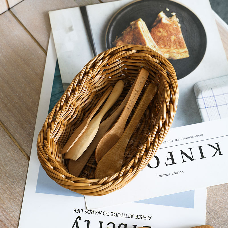 楕円形の籐製収納バスケット,食品,果物,食品を保管するための - Travertine Tray Oval のレビューと価格