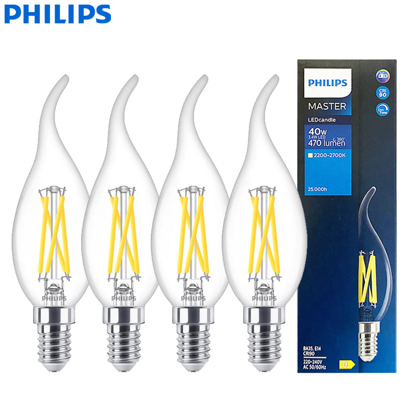 フィリップス マスター LED キャンドル E14 フィラメ - Philips Bulb Led Classic のレビューと価格