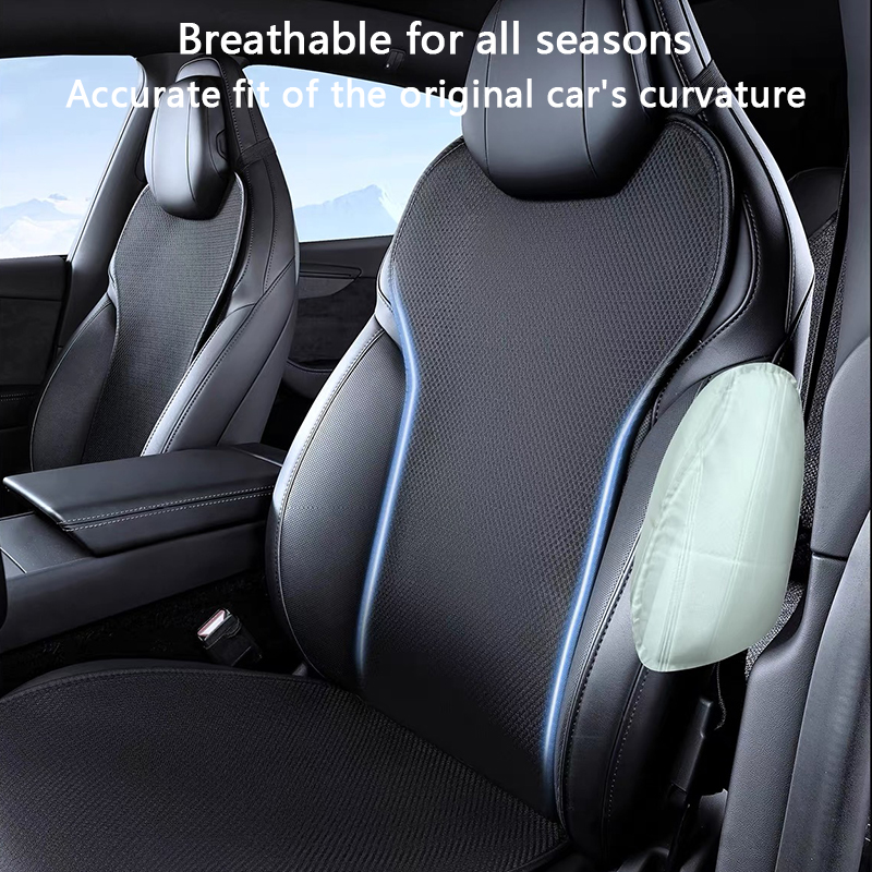 テスラモデル YL 6 人乗り車のアイスシルクシートカバーク - Interior Design Mockup のレビューと価格