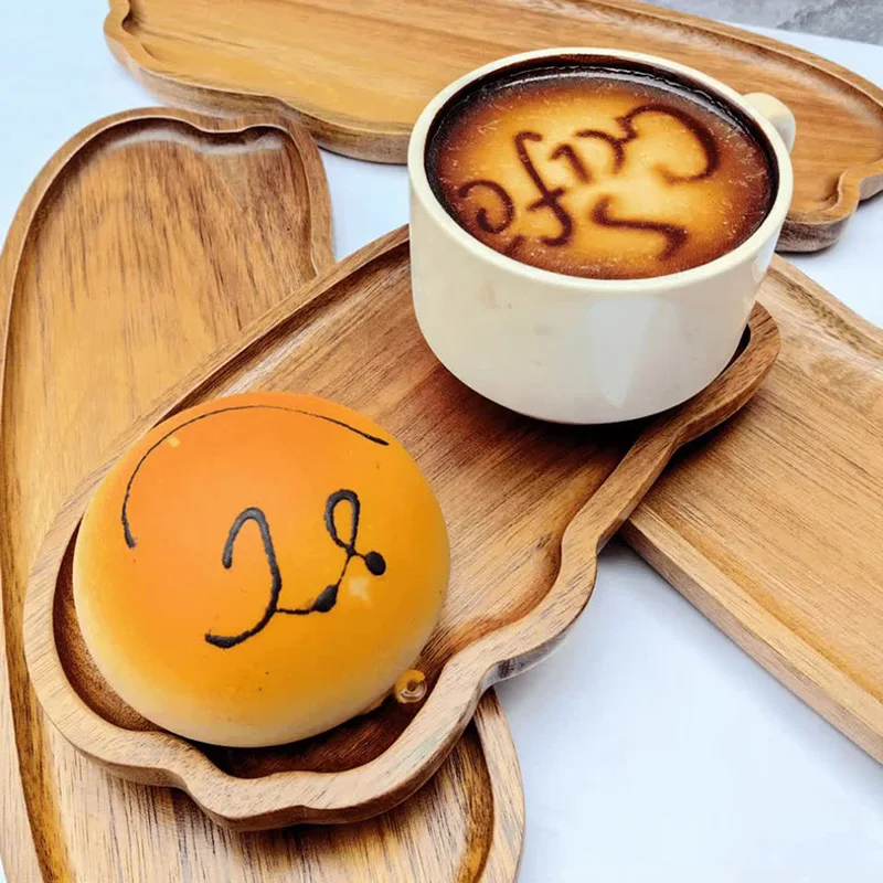 和風木製ティーコーヒートレイフルーツデザートキャンディプレー - Travertine Tray Oval のレビューと価格